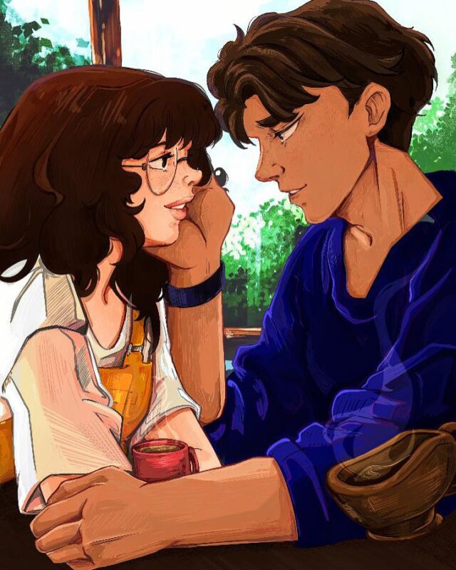 Ahhhh!!! Love this artwork by @cleverfox00 of Dustin & Laurel from 𝙃𝙀𝘼𝙍𝙏𝙁𝙀𝙇𝙏 𝙂𝙊𝘼𝙇𝙎 

What do you think? 😍

#characters #romance #romancebook #bookstagram