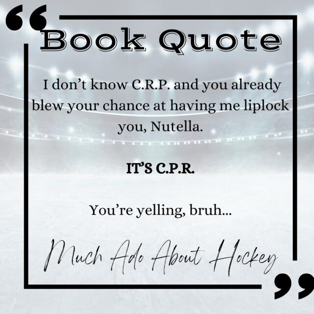 When a character makes you laugh so hard that you snarf your coffee. Excuse me while I choke 🤣🤣🤣

𝙈𝙐𝘾𝙃 𝘼𝘿𝙊 𝘼𝘽𝙊𝙐𝙏 𝙃𝙊𝘾𝙆𝙀𝙔 

#romanticcomedy #sportsromance #hockeyromance #characterlove #comingsoon